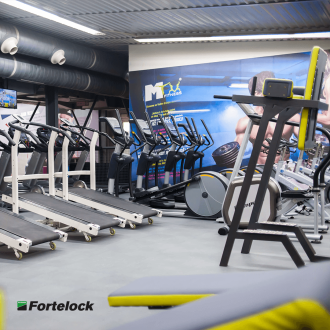 PVC podlaha Fortelock pro fitness centra a tělocvičny