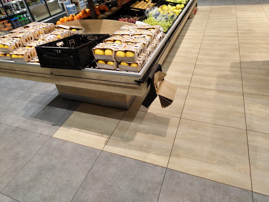 PVC podlaha pro obchodní centrum