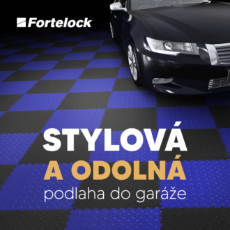 PVC dlaždice Fortelock – ideální podlaha do garáže