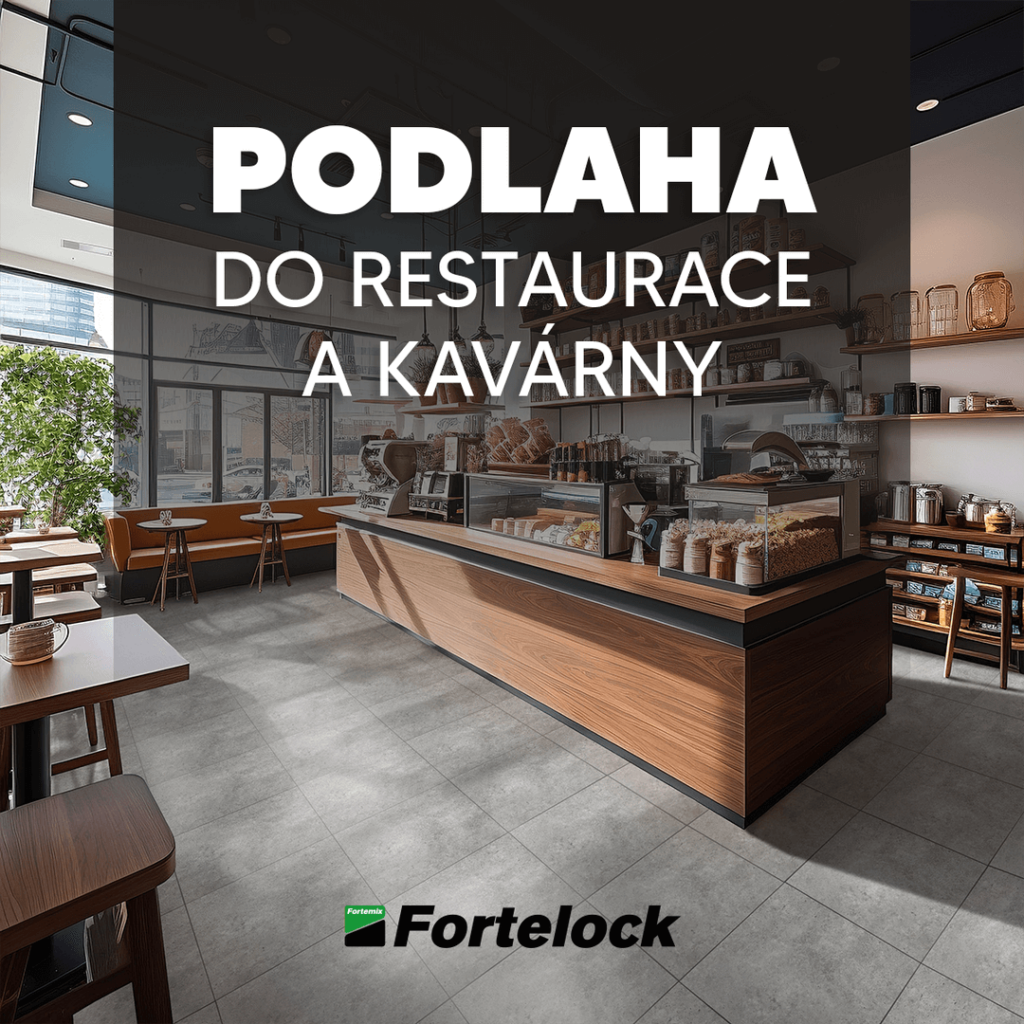 Podlaha do restaurace a kavárny