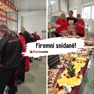 Společná firemní snídaně